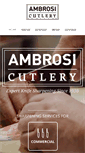 Mobile Screenshot of ambrosicutlery.com